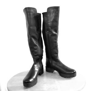 ASOS KIDNAP Leather Over the Knee High Boots